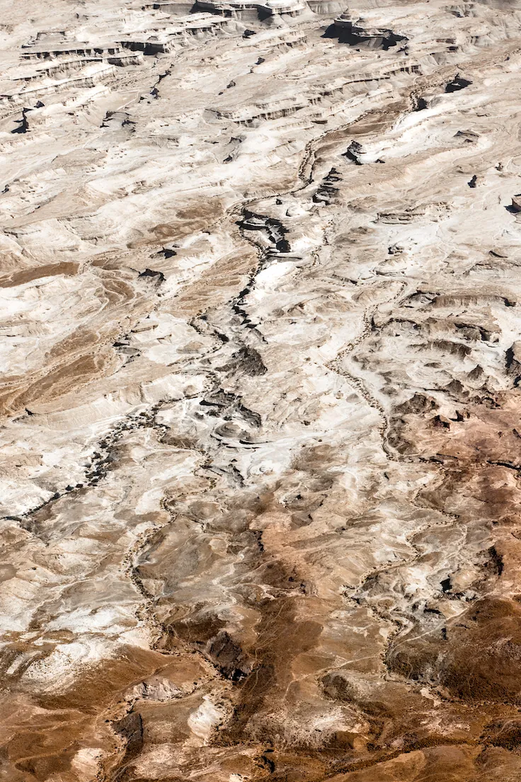 texture dead sea desert aerial israel 01